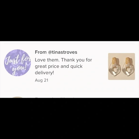 Last pair! ⭐️ Anthro geometric hoop earrings - Picture 7 of 7